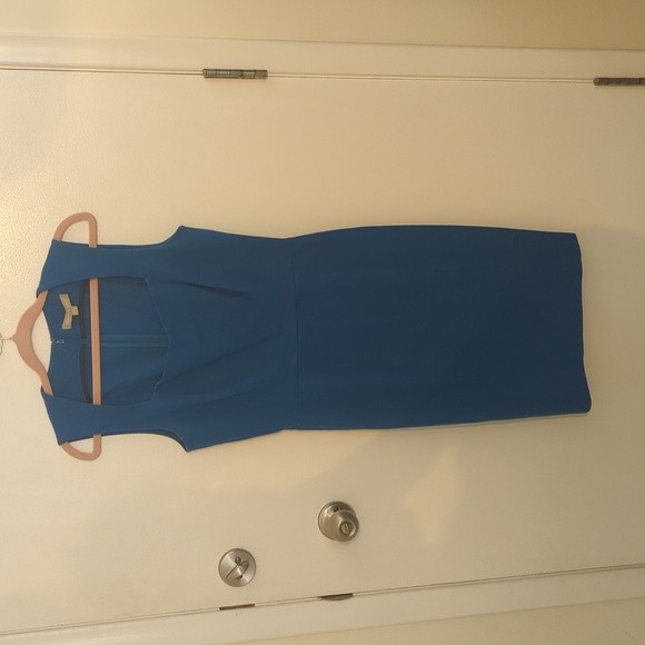 Banana Republic Blue sheath dress size 6 - Picture 2 of 5